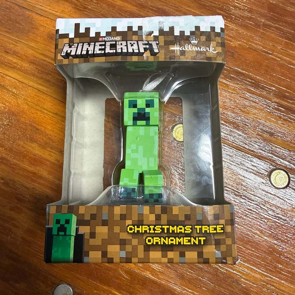 Hallmark Minecraft Creeper Christmas Tree Ornament New